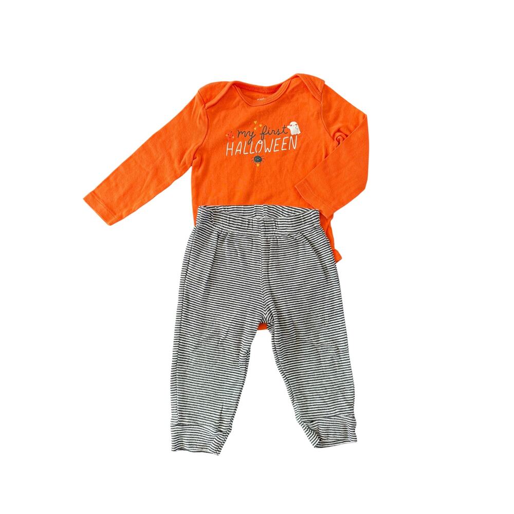 Carters Kids Bundle Halloween Sleeper Matching Outfit Size 9 Months - Picture 7 of 8